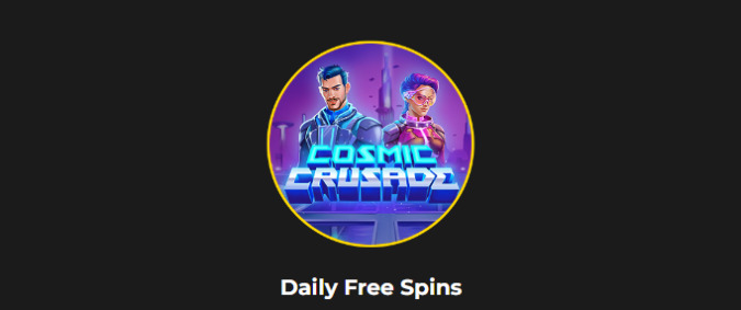 Slotastic Casino - up to 100 daily Free Spins on Cosmic Crusade