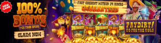 Mega Medusa Casino - 20 No Deposit FS Bonus Code on Paydirt! Go for the Gold + 100% Bonus + 25 FS