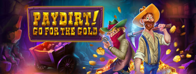 CasinoMax - 400% Deposit Bonus + 50 Free Spins on Paydirt! Go for the Gold