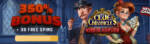 Velvet Spin Casino - 15 No Deposit FS on Clue Chronicles Mirror Manson + 350% Deposit Bonus + 30 Free Spins