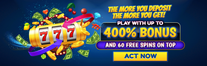 Raging Bull Casino - 400% Thursday Deposit Bonus + 60 FS on Wonder Reels