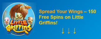 Grande Vegas Casino - 150% Bonus up to $300 and 50 FS on Little Griffins