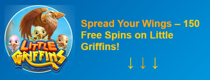 Grande Vegas Casino - 150% Bonus up to $300 and 50 FS on Little Griffins