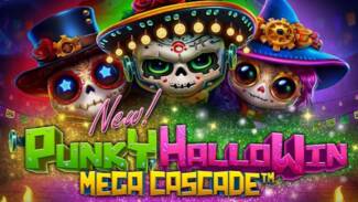 CasinoMax - 333% Deposit Bonus + 33 Free Spins on Punky HalloWin Mega Cascade