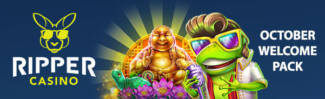 Ripper Casino - 200% Deposit Bonus + 20 FS on Fortunate Buddha + $10 Free Chip After