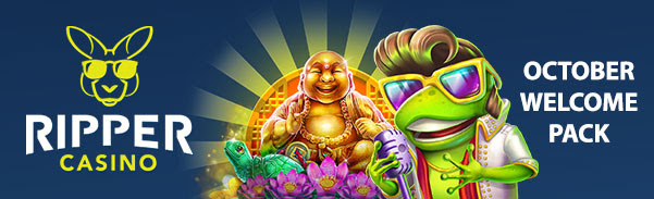 Ripper Casino - 200% Deposit Bonus + 20 FS on Fortunate Buddha + $10 Free Chip After