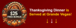 Grande Vegas Casino - $25 Thanksgiving Free Chip No Deposit Bonus Code November 2024