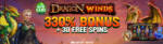 A Big Candy Casino - 15 No Deposit FS on Dragon Winds + 330% Deposit Bonus + 30 Free Spins