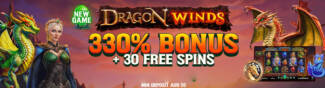 A Big Candy Casino - 15 No Deposit FS on Dragon Winds + 330% Deposit Bonus + 30 Free Spins