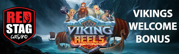 Red Stag Casino - 25 No Deposit FS on Viking Reels + 340% Deposit Bonus + 60 FS