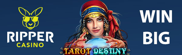 Ripper Casino - 100% Deposit Bonus + 10 FS on Tarot Destiny January 2025